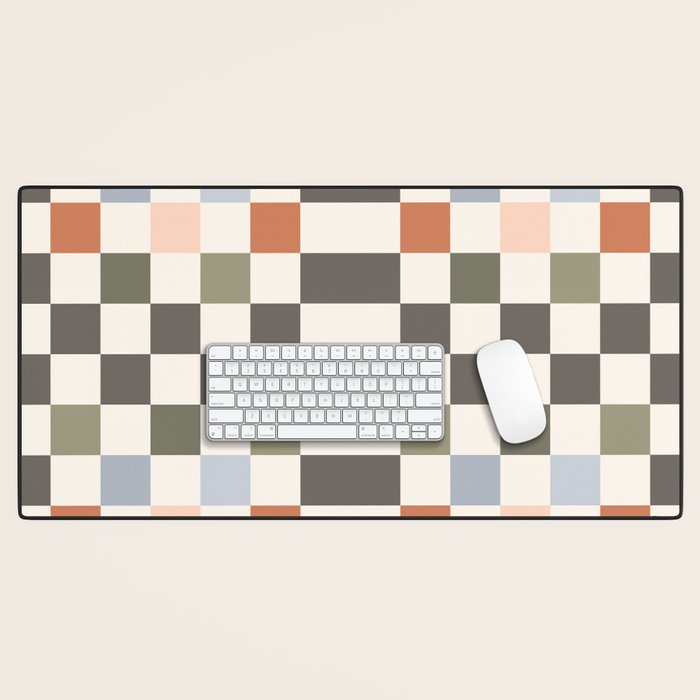 Fall Checkerboard Desk Mat Gallery Image 1
