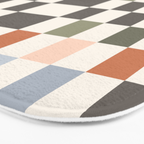 Fall Checkerboard Bath Mat Gallery Image 3