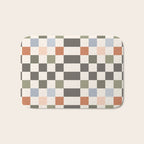 Fall Checkerboard Bath Mat Gallery Image 1