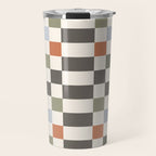 Fall Checkerboard Travel Mug Gallery Image 1