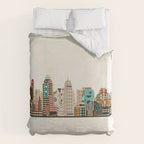 cincinnati ohio skyline Duvet Cover Gallery Image 6