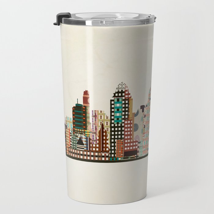 cincinnati ohio skyline Travel Mug Gallery Image 3