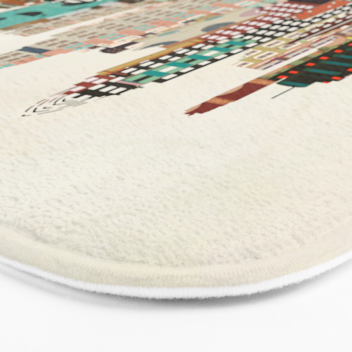 cincinnati ohio skyline Bath Mat Gallery Image 3