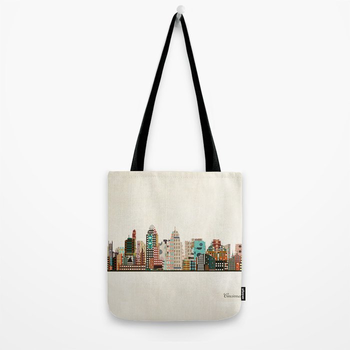 cincinnati ohio skyline Tote Bag Gallery Image 2