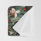 Tropical Black Panther Throw Blanket Gallery Image 3