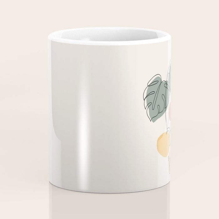 Cat and Plant 36 Coffee Mug Gallery Image 4