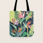 Tropical Bird of Paradise Tote Bag Gallery Image 1