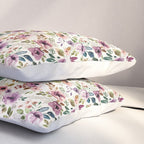 Autumn Amethyst Floral Pillow Sham Gallery Image 3