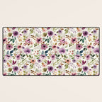 Autumn Amethyst Floral Desk Mat Gallery Image 3