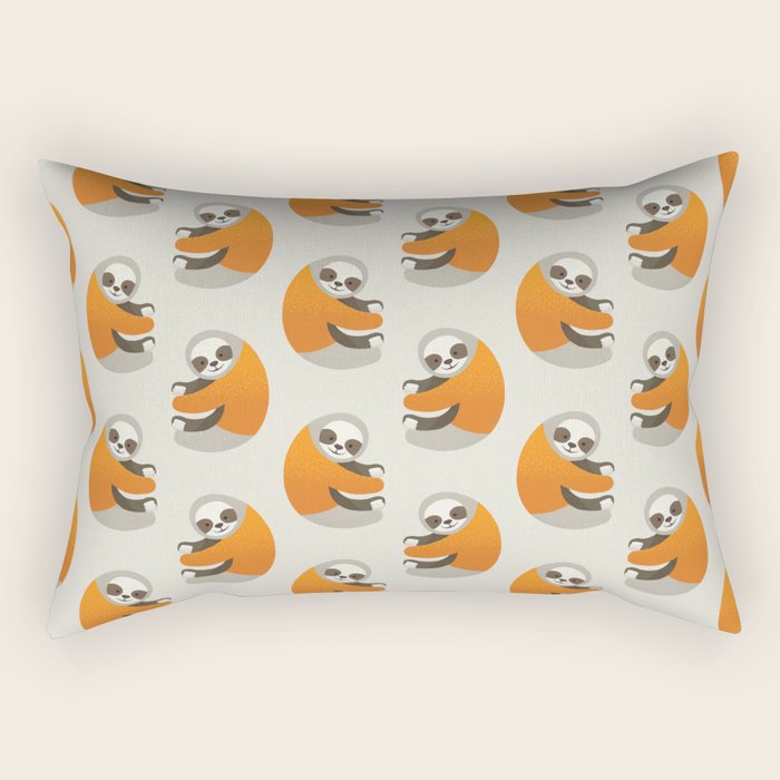 Whimsy Sloth Rectangular Pillow Gallery Image 1