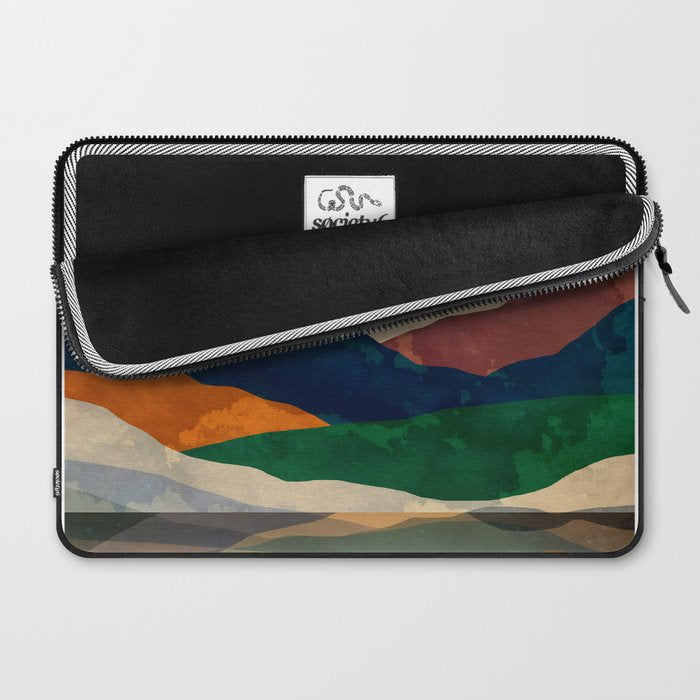 Mountains by the lake Laptop Sleeve Gallery Image 2