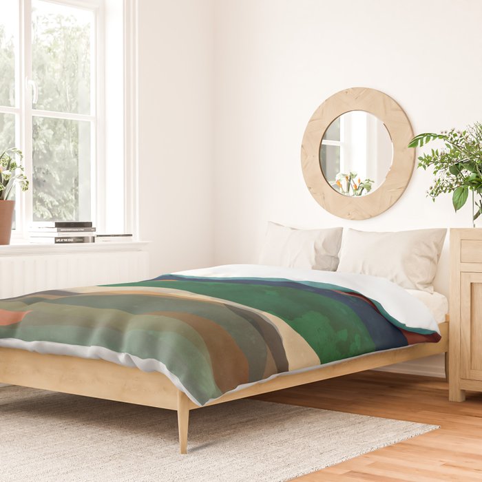 Mountains by the lake Duvet Cover Gallery Image 2