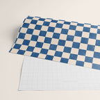 CHECKER - 001 - Cobalt Wrapping Paper Gallery Image 2