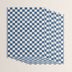 CHECKER - 001 - Cobalt Wrapping Paper Gallery Image 3