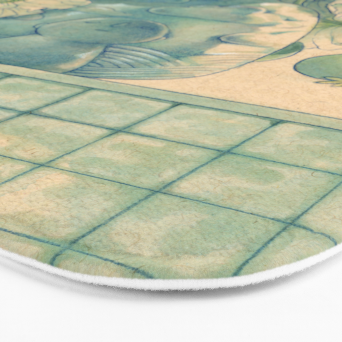 Blue Bud Vase Bath Mat Gallery Image 3