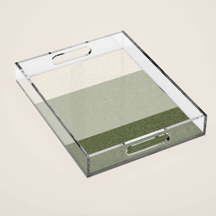 Sage Beige (Lined) Acrylic Tray Gallery Image 1