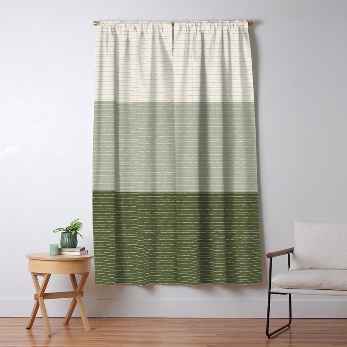 Sage Beige (Lined) Window Curtain Gallery Image 1