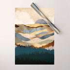 Golden Vista Wrapping Paper Gallery Image 1