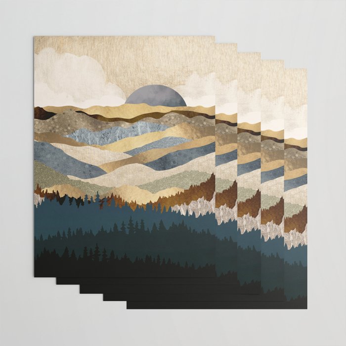 Golden Vista Wrapping Paper Gallery Image 3