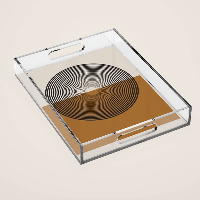 Mid Century Style, Retro  Acrylic Tray Gallery Image 1