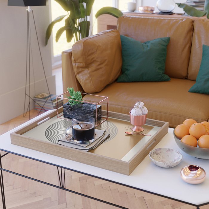 Mid Century Style, Retro  Serving Tray Gallery Image 2