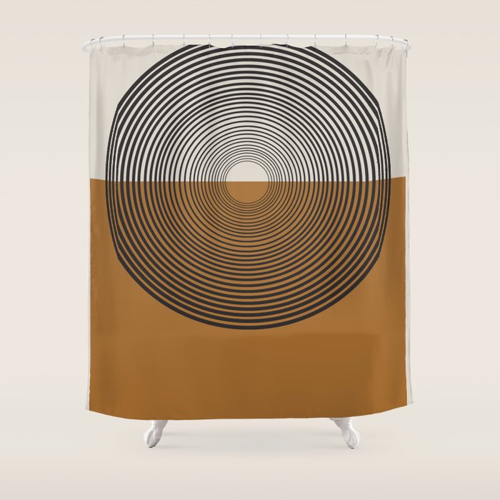 Mid Century Style, Retro  Shower Curtain Gallery Image 1