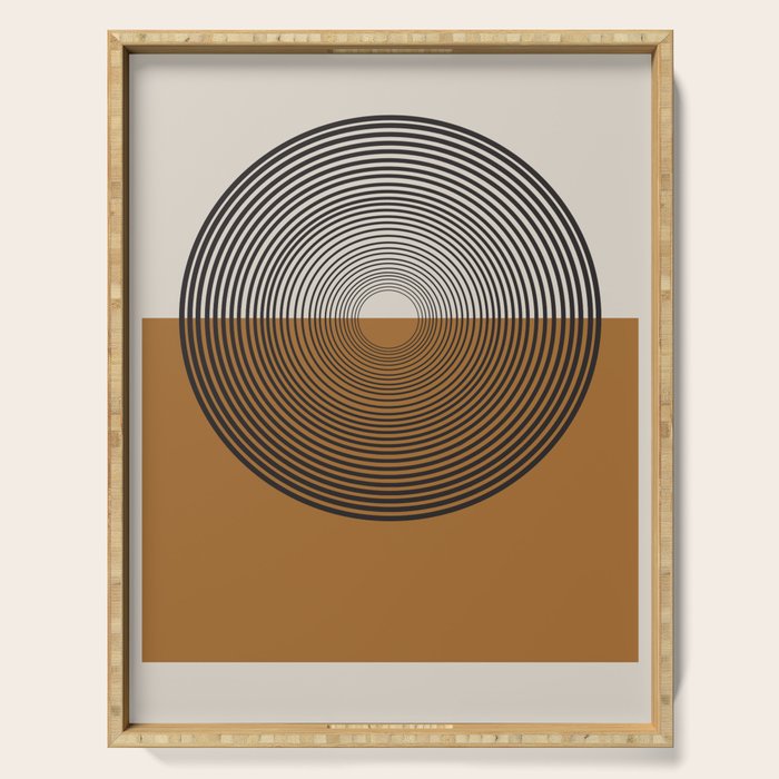 Mid Century Style, Retro  Serving Tray Gallery Image 1