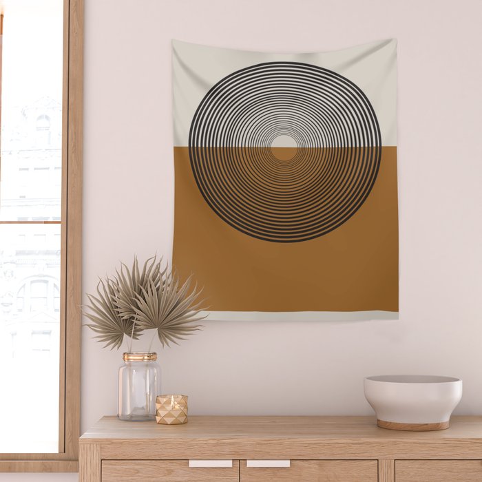 Mid Century Style, Retro  Wall Tapestry Gallery Image 2