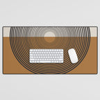 Mid Century Style, Retro  Desk Mat Gallery Image 1