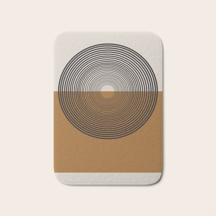Mid Century Style, Retro  Bath Mat Gallery Image 1