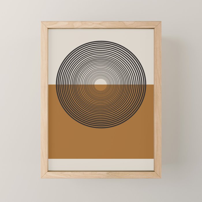 Mid Century Style, Retro  Mini Art Print Gallery Image 1