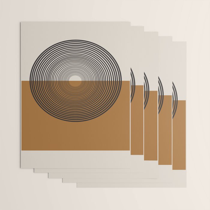 Mid Century Style, Retro  Wrapping Paper Gallery Image 3