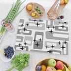 Retro Mid Century Modern Abstract Pattern 241 Cutting Board Gallery Image 2
