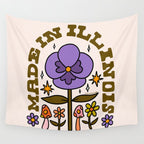 Made In Illinois Wall Tapestry Gallery Image 4