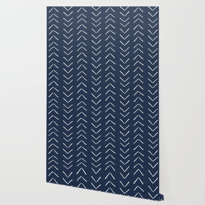 Boho Big Arrows in Navy Wallpaper Gallery Image 2