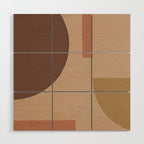Geometric Shapes #1 Wood Wall Art Gallery Image 1