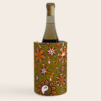 Candy Corn Flower Print Wine Chiller Gallery Image 2