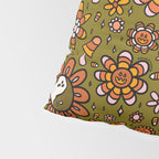 Candy Corn Flower Print Pillow Sham Gallery Image 4