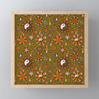 Candy Corn Flower Print Mini Art Print Gallery Image 1