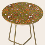 Candy Corn Flower Print Side Table Gallery Image 2