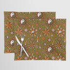 Candy Corn Flower Print Placemat Gallery Image 1