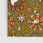 Candy Corn Flower Print Poster Gallery Image 3