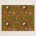 Candy Corn Flower Print Jigsaw Puzzle Gallery Image 1