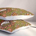 Candy Corn Flower Print Pillow Sham Gallery Image 3