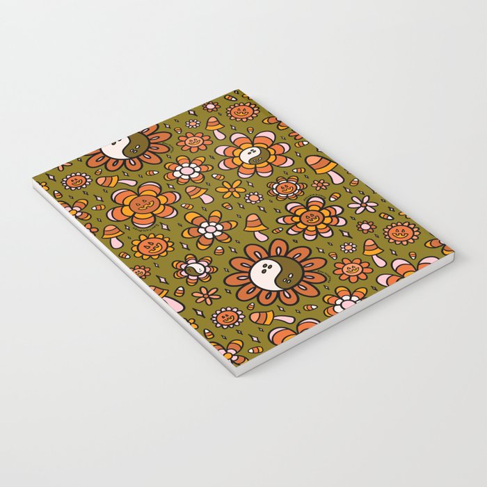 Candy Corn Flower Print Notebook Gallery Image 3