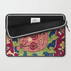 Safavid Rug Detail Abstract Low Poly Geometric Vector Art Laptop Sleeve Gallery Image 2