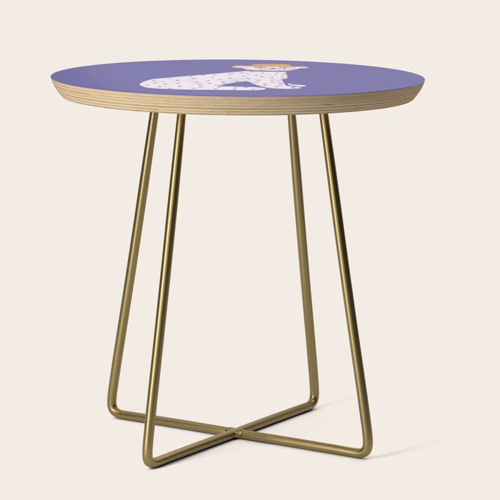 Snow Leopard Side Table Gallery Image 1