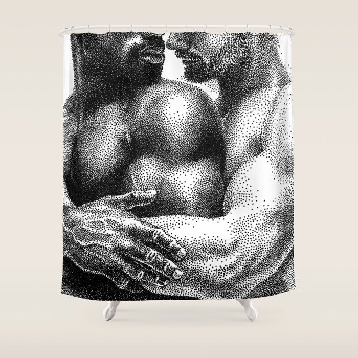 Embrace - NOODDOODs Shower Curtain Gallery Image 1