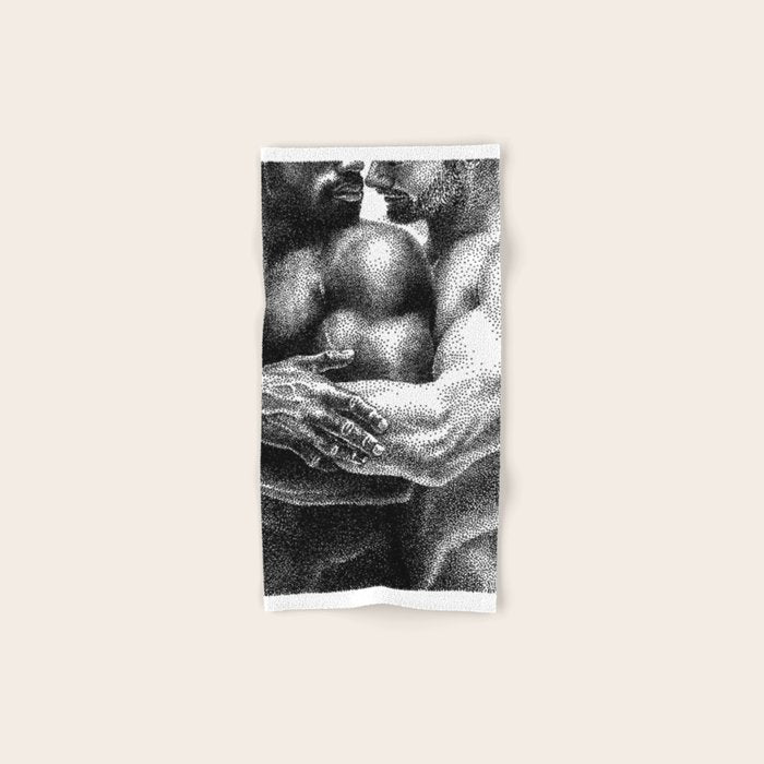 Embrace - NOODDOODs Bath Towel Gallery Image 1