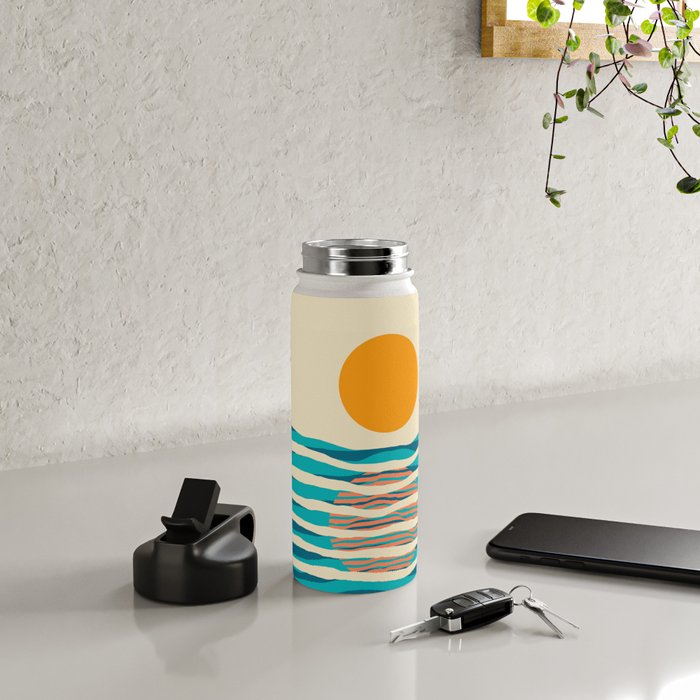 Ocean current Water Bottle Gallery Image 5